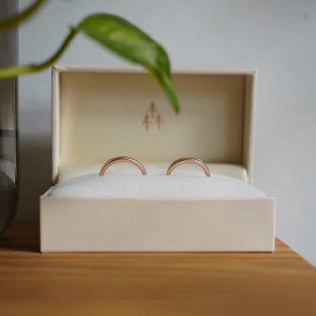 【THREE TREES(スリーツリーズ)の口コミ】 毎日つけていられる様シンプルかつ、個性のあるデザインにして頂きました…