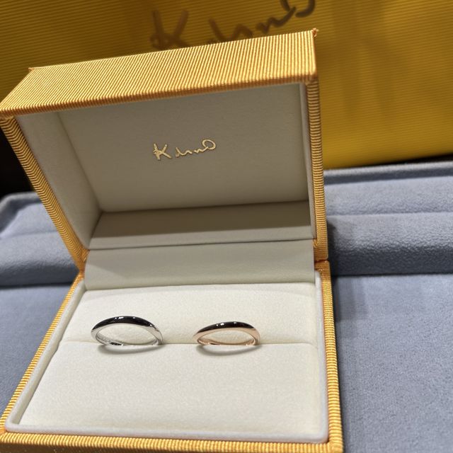 【ケイウノ ブライダル(K.UNO BRIDAL)の口コミ】 手作りでウェーブの形が可愛くて、良い感じに仕上がりました。形を削るの…