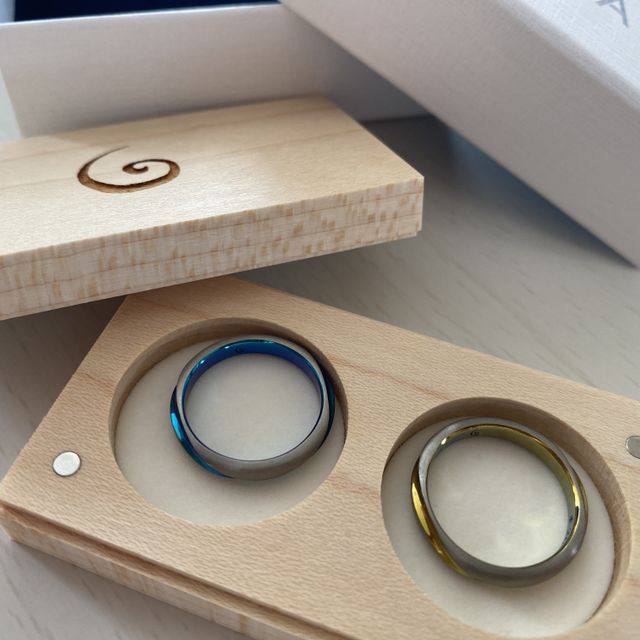 【SORA(ソラ)の口コミ】 デザインは2人ともルチアで同じですが、
色をお互い好きな色にすることで
…