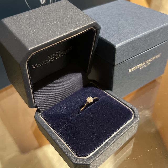 【銀座ダイヤモンドシライシの口コミ】 フォーチュンリンクは運命の絆で結ばれていく様子を形にした指輪なので、…