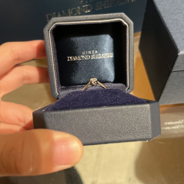 【銀座ダイヤモンドシライシの口コミ】 フォーチュンリンクは運命の絆で結ばれていく様子を形にした指輪なので、…