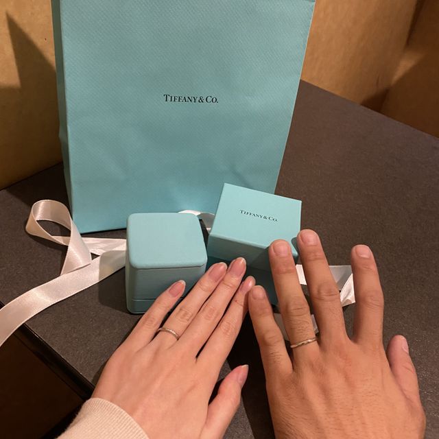 【ティファニー(Tiffany & Co.)の口コミ】 シンプルなデザインで形に癖もなく日常でつけやすいデザインです。ダイヤ…