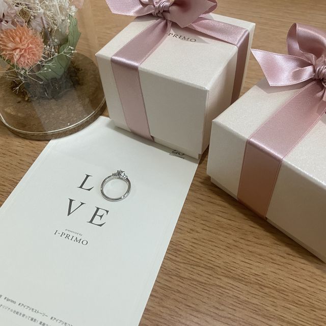 【アイプリモ(I-PRIMO)の口コミ】 アイプリモの広告にもなっているデザインだそうです。派手すぎず華奢すぎ…