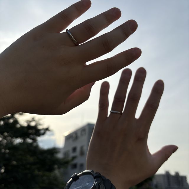 【uchimari(ウチマリ)の口コミ】 指輪の色、デザイン、手描き文字、全てに納得いく指輪を作ることをできま…