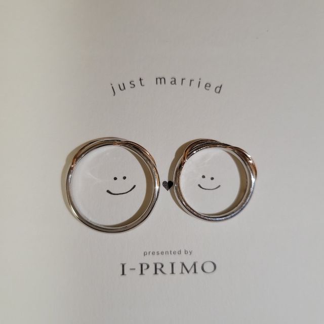 【アイプリモ(I-PRIMO)の口コミ】 人と被らないデザインの指輪を選んで彼女とも話し合ってデザインで決めま…