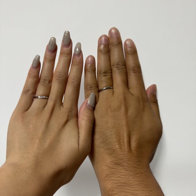 【アイプリモ(I-PRIMO)の口コミ】 指輪はシンプルで綺麗目で指に馴染む。毎日のようにつけていても違和感な…