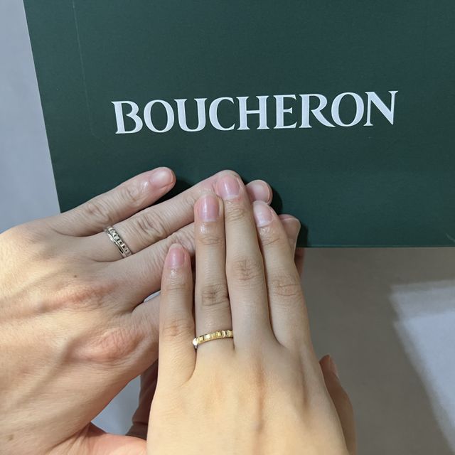 【ブシュロン(BOUCHERON)の口コミ】 なんと言っても唯一無二のデザインが最高によかったです。
ダイヤモンドを…