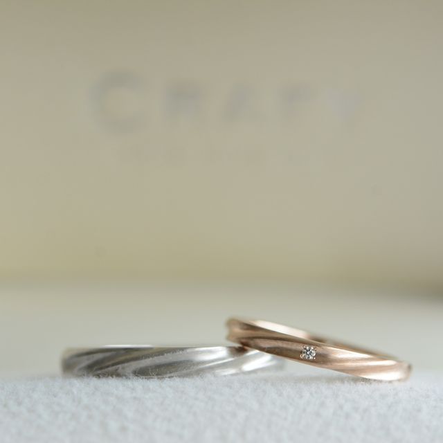 【CRAFY(クラフィ)の口コミ】 指輪のデザインはなんとなくしか決めていませんでしたが、お店のサンプル…