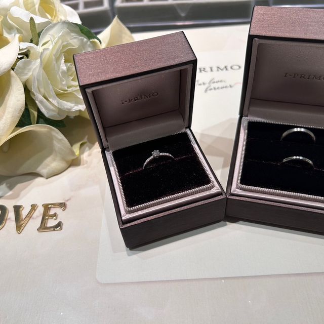 【アイプリモ(I-PRIMO)の口コミ】 指輪のデザインが豊富でセットリングだとオリジナルの組み合わせで自由に…