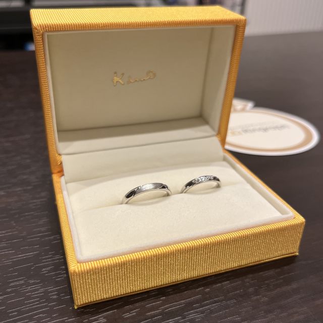 【ケイウノ ブライダル(K.UNO BRIDAL)の口コミ】 私たちの好みに合わせて指輪をみせていただいて、イメージをすることがで…