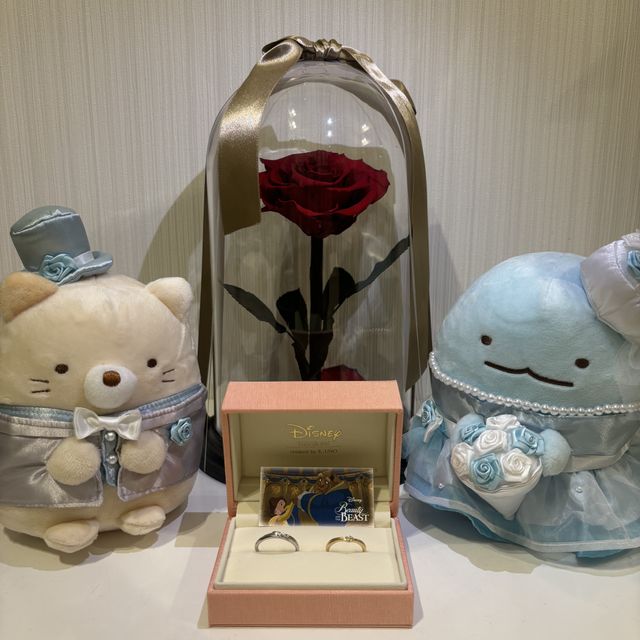 【ケイウノ ブライダル(K.UNO BRIDAL)の口コミ】 指輪の内側に、記念日・二人のイニシャル・バラの花の刻印をして頂きまし…