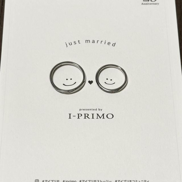 【アイプリモ(I-PRIMO)の口コミ】 つけ心地がすごく良くて、デザインも自分たちの希望通りでした！男性側に…