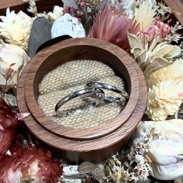 【鎌倉彫金工房の口コミ】 素材、色味、仕上がり等をたくさんの候補の中から選べたので楽しかったで…