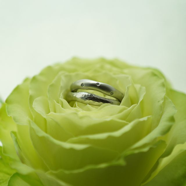 【atelier ST, CAT(アトリエ エスティーキャット)の口コミ】 リングの型も様々な種類がありますが、気に入ったものをベースデザインに…