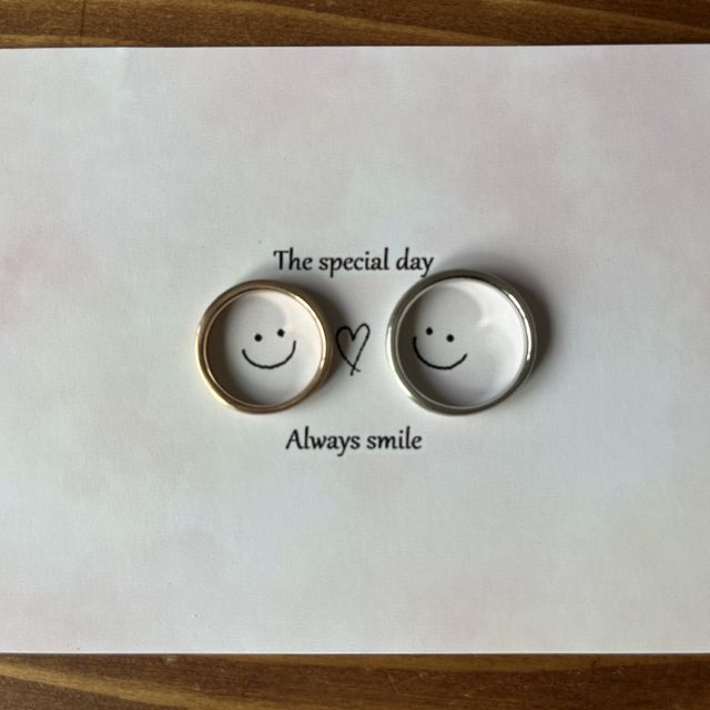 【YUKA HOJO(ユカホウジョウ)の口コミ】 デザイン、色、表面加工がどれも素敵です！ピンクゴールドの色味も肌馴染…