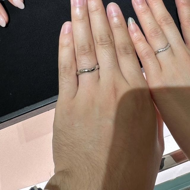 【ティファニー(Tiffany & Co.)の口コミ】 購入には至らなかったが、メレダイヤが複数散りばめられ、プラチナの素材…