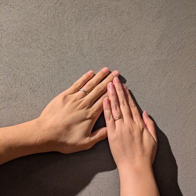 【鎌倉彫金工房の口コミ】 デザインは基本的にシンプルです。色はピンクゴールドを選びましたがとて…