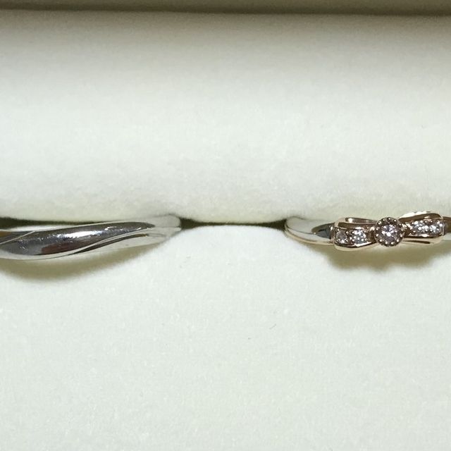 【ケイウノ ブライダル(K.UNO BRIDAL)の口コミ】 自分の好きなモチーフやデザインを伝えて作っていただいたので、もう全て…