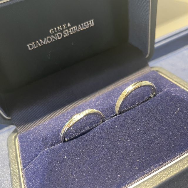 【銀座ダイヤモンドシライシの口コミ】 今、つけていてカッコいい、可愛い指輪だけでなく、20年後でもカッコよく…