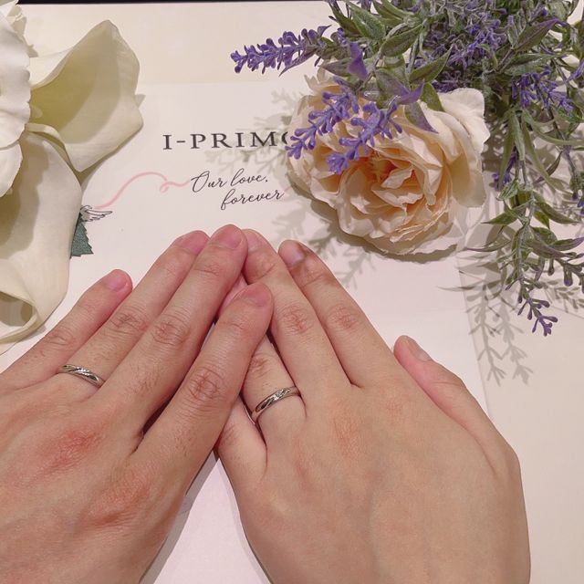 【アイプリモ(I-PRIMO)の口コミ】 沢山あるデザインから自分達の好みやつけ心地など納得のいくまで選ぶこと…