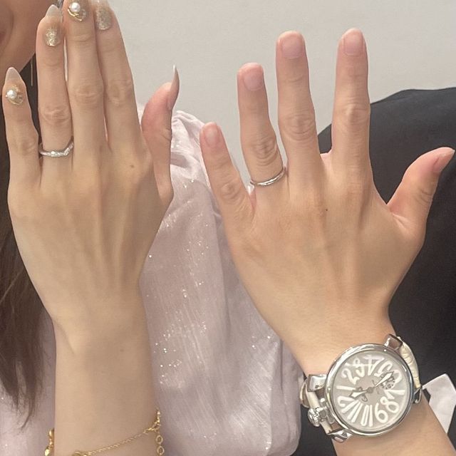 【アイプリモ(I-PRIMO)の口コミ】 プラチナを選びました。鍛造なので丈夫でしっかりしています。出来上がっ…