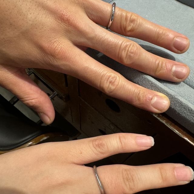 【ケイウノ ブライダル(K.UNO BRIDAL)の口コミ】 ゆるくウェーブが入るデザインが気に入っています。ウェーブの入り加減も…