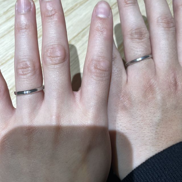 【出雲結(いずもゆい)の口コミ】 デザインはシンプルで長く使えるものを希望していました。男女ともにやや…