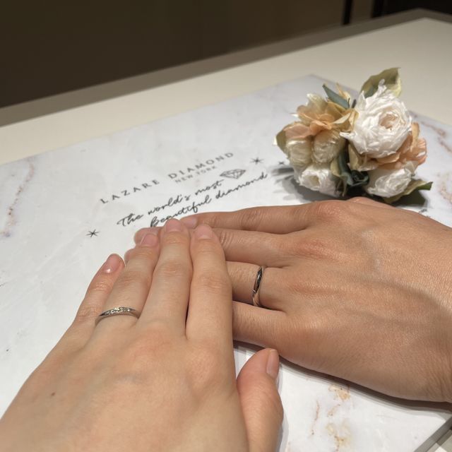 【ラザール ダイヤモンド(LAZARE DIAMOND)の口コミ】 とにかくダイヤモンドの輝きが他のお店と比べても違うものがありました。…