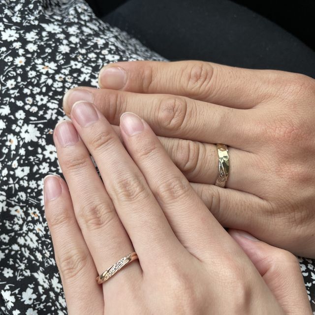 【Antille(アンティール)の口コミ】 デザインは担当者の方が私たちの意見に寄り添って最高の指輪を仕上げてく…