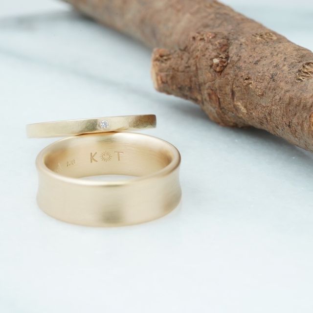 【THREE TREES(スリーツリーズ)の口コミ】 他にはない自分だけのデザインにしたくて手作りを選びました。こだわりを…