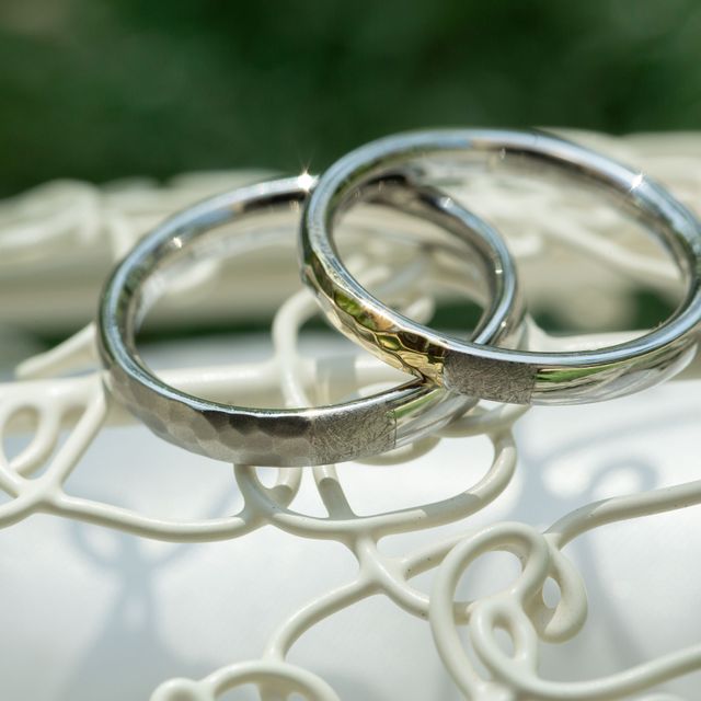 【TANZO.(鍛造指輪)の口コミ】 お店の方と一緒に自分たちでデザインできたことで、二人が納得できる指輪…