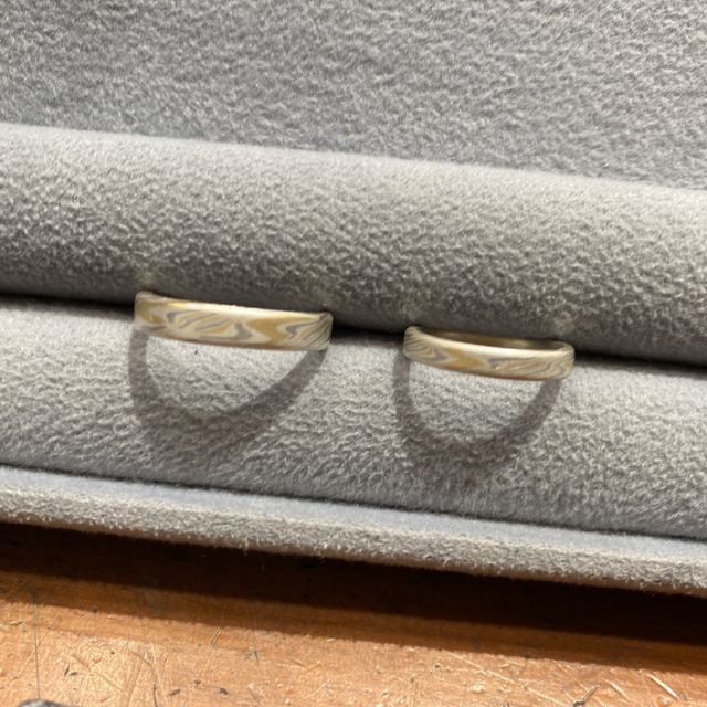 【ケイウノ ブライダル(K.UNO BRIDAL)の口コミ】 木目金の模様で手作り体験できる点に魅力を感じております。もともともの…