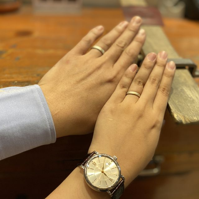 【ケイウノ ブライダル(K.UNO BRIDAL)の口コミ】 木目金の模様で手作り体験できる点に魅力を感じております。もともともの…