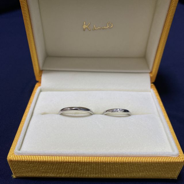 【ケイウノ ブライダル(K.UNO BRIDAL)の口コミ】 着け心地がとても良く、良い意味で着用していることを忘れる。シンプルで…