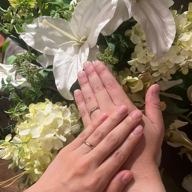 【TANZO.(鍛造指輪)の口コミ】 コーラルゴールドの色合いが、肌とマッチしていて自然に見えるのがとても…