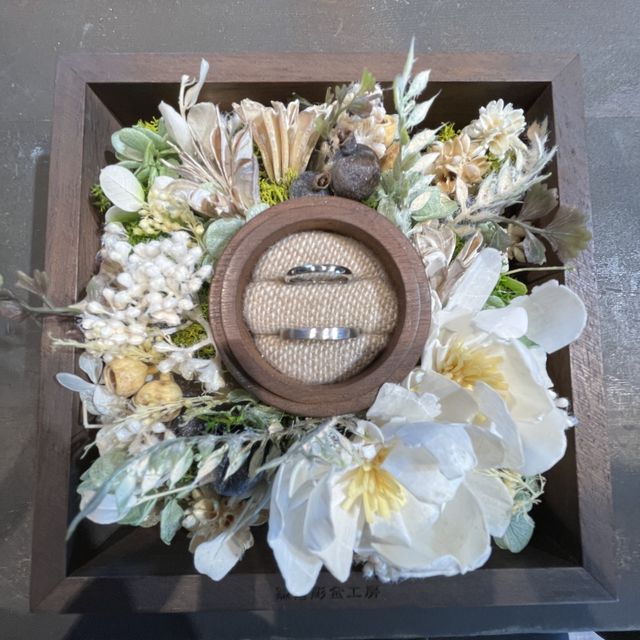 【鎌倉彫金工房の口コミ】 2人で作成できるオリジナルの指輪になります。今回はプラチナで作ったこと…