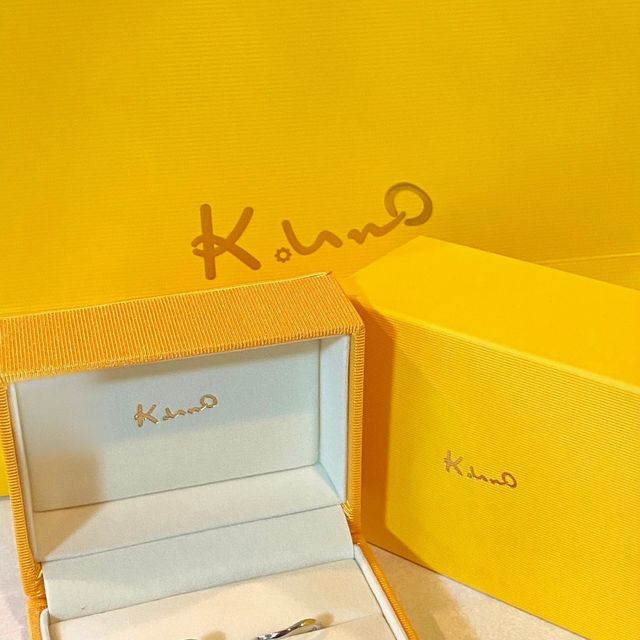 【ケイウノ ブライダル(K.UNO BRIDAL)の口コミ】 シンプルながらウェーブもあり素敵です！基本付けたままのモノなので、は…