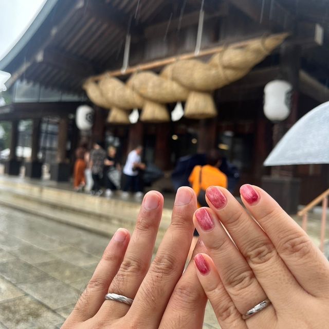 【出雲結(いずもゆい)の口コミ】 出雲大社のしめ縄の形をモチーフにしたデザインで、シンプルなのにありき…