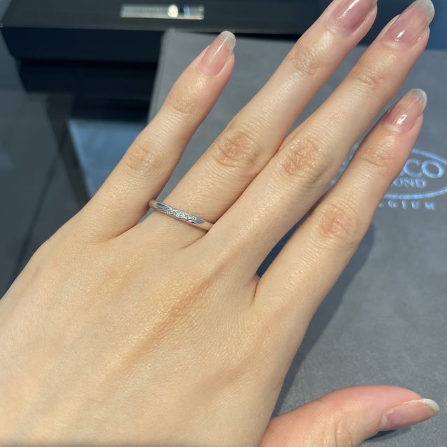 【エクセルコダイヤモンド(EXELCO DIAMOND)の口コミ】 派手すぎず、どちらかというとエレガントよりもシンプルでもおしゃれなも…