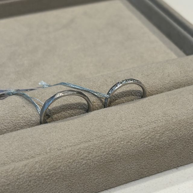 【BRILLIANCE+(ブリリアンスプラス)の口コミ】 オーソドックスなリングよりは個性を出したい、でもどんな場面にも合わせ…