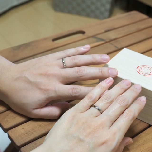 【出雲結(いずもゆい)の口コミ】 デザインはシンプルで永く愛用できるようなものにしました。現地で選ぶこ…