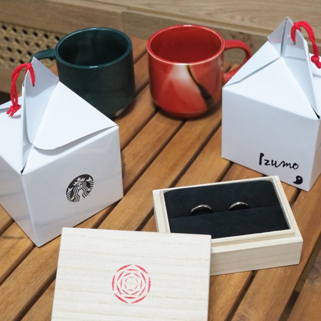 【出雲結(いずもゆい)の口コミ】 デザインはシンプルで永く愛用できるようなものにしました。現地で選ぶこ…