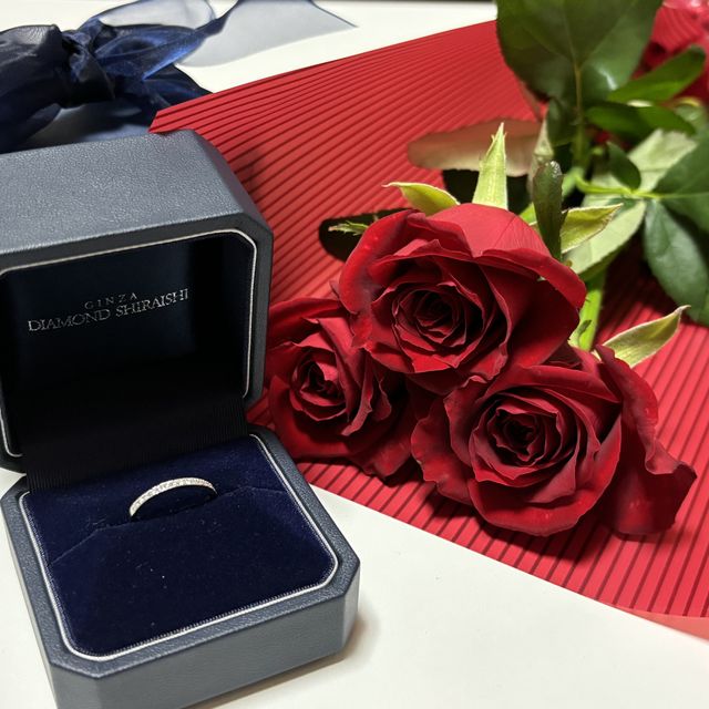 【銀座ダイヤモンドシライシの口コミ】 普段使いしやすいデザインで、どこかに引っ掛けてしまったりする心配もな…