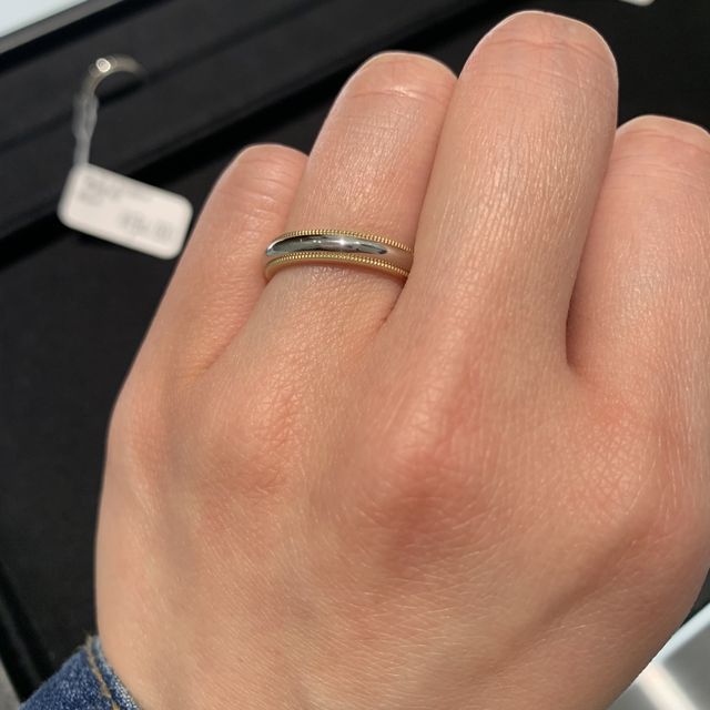 【ティファニー(Tiffany & Co.)の口コミ】 結婚指輪といえばティファニーかなと思ったのでとりあえず定番のものを試…