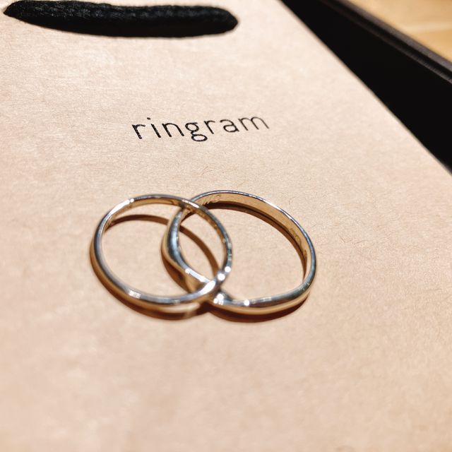 【ringram(リングラム)の口コミ】 結婚式も指輪も、作れるものはできるだけ自分たちの手で作りたいと思って…