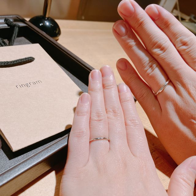 【ringram(リングラム)の口コミ】 結婚式も指輪も、作れるものはできるだけ自分たちの手で作りたいと思って…