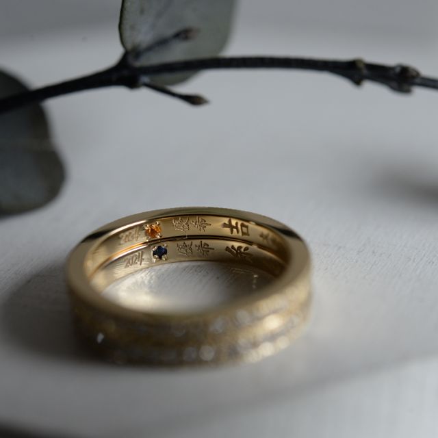 【CRAFY(クラフィ)の口コミ】 ハーフエタニティに絶対したくて、ワックスを削り、手作りでオーダー作成…