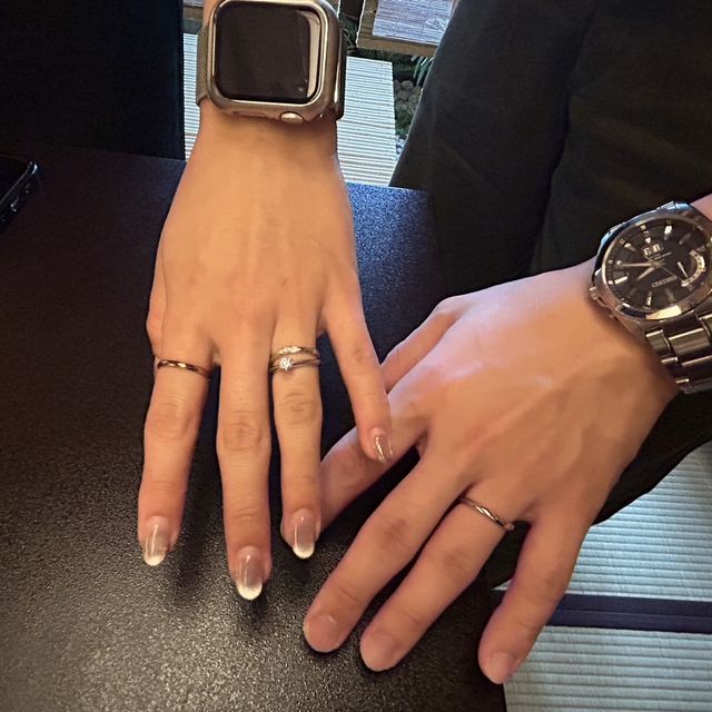 【銀座ダイヤモンドシライシの口コミ】 つけていて、指が細く見えるところや、見た目の可愛らしさに惹かれた。ア…
