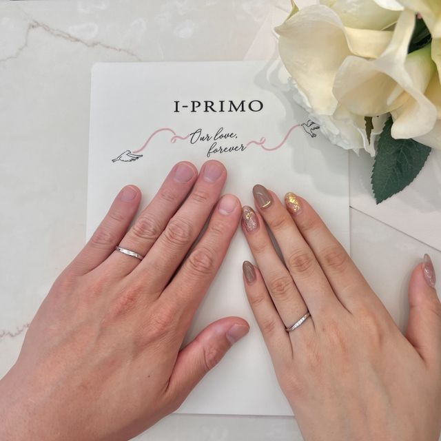 【アイプリモ(I-PRIMO)の口コミ】 WAVE型の指輪を探していましたが、このユリシーズはとても滑らかなウェー…