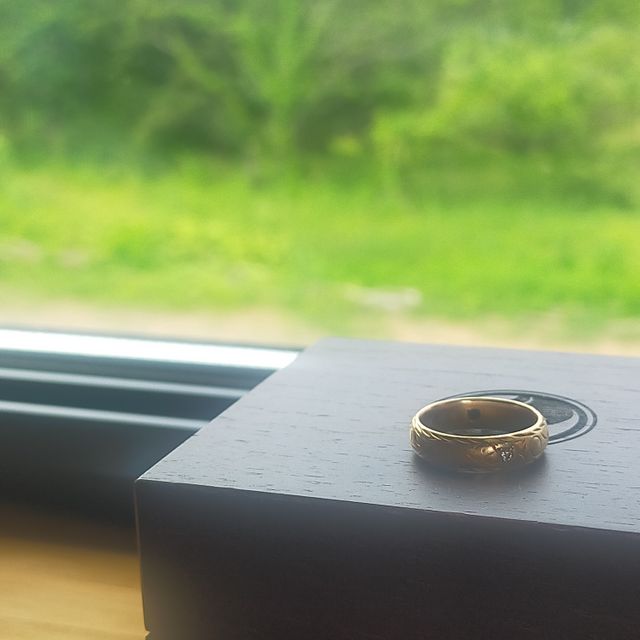 【Wailea(ワイレア)の口コミ】 ハワイアンジュエリー自体のデザインが好きで、結婚指輪にするならこれに…